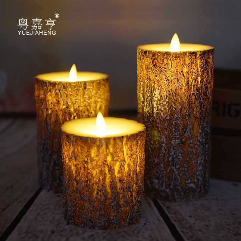 Pine tree swing remote control electronic candle lamp Romantic…