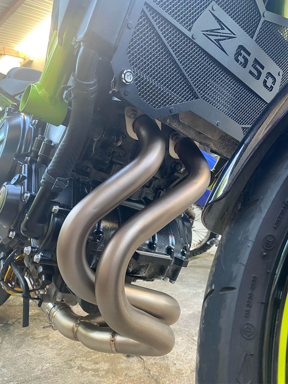 Kawasaki Ninja 650 Er6N/6F/Versys650/Z650 Motorcycle Modified Exhaust Pipe Front and Middle Sections