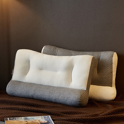 Factory direct sales anti-traction soy fiber pillow neck pillow pillow core to help adults sleep, simple, healthy and comfortable