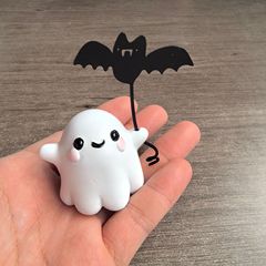 クロスボーダー新しいハロウィン装飾ゴーストウォーキングドッグミニゴーストウォーキングドッグ像