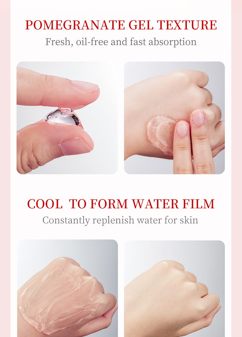 English SADOER Pomegranate Soothing Moisturizing Gel Moisturizing Face Cream Cross Border Foreign Trade_voghion.com