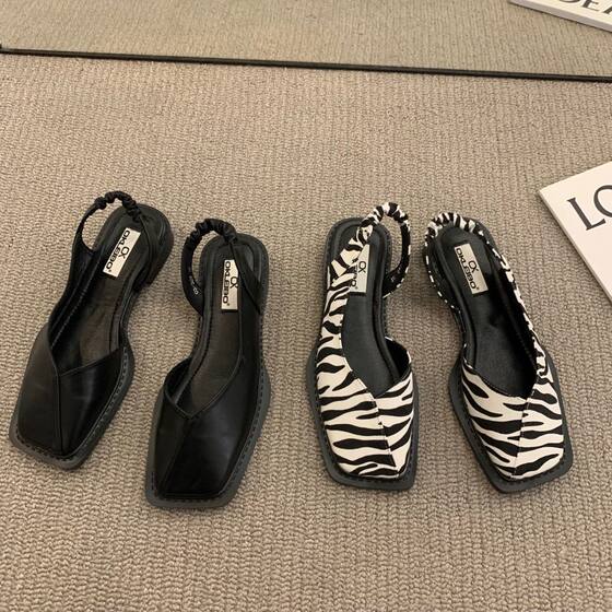 Toe Sandals Women's Summer 2025 New Style Outwear Fashionable French Korean Style Super Immortal Women's Flat Roman Shoes