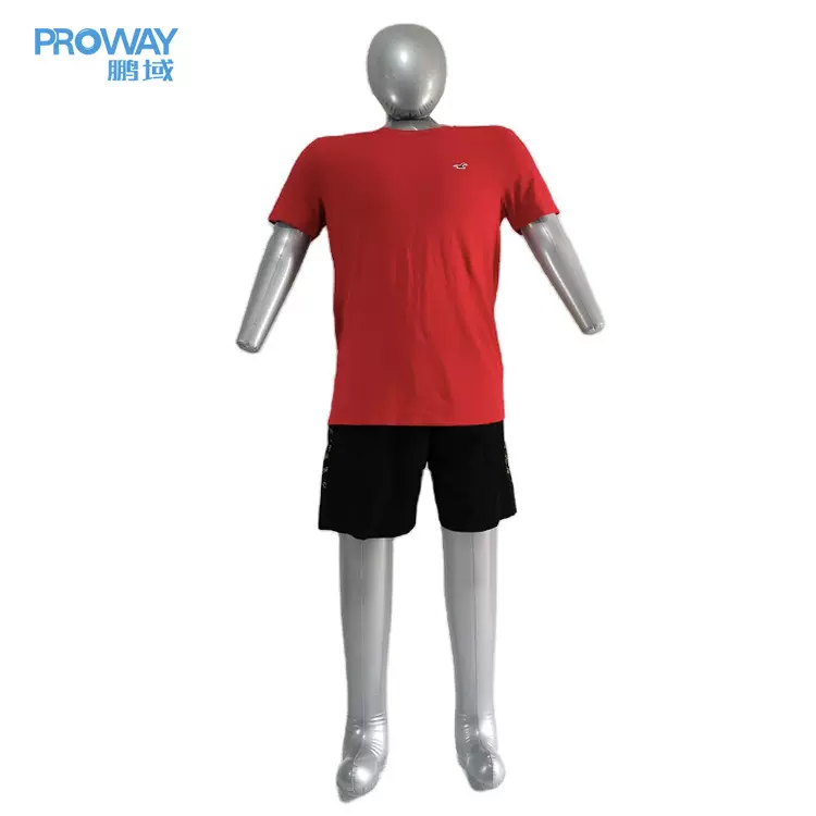 厂家批发充气PVC服装模特 男女全身模型 塑料假人模特展示道具