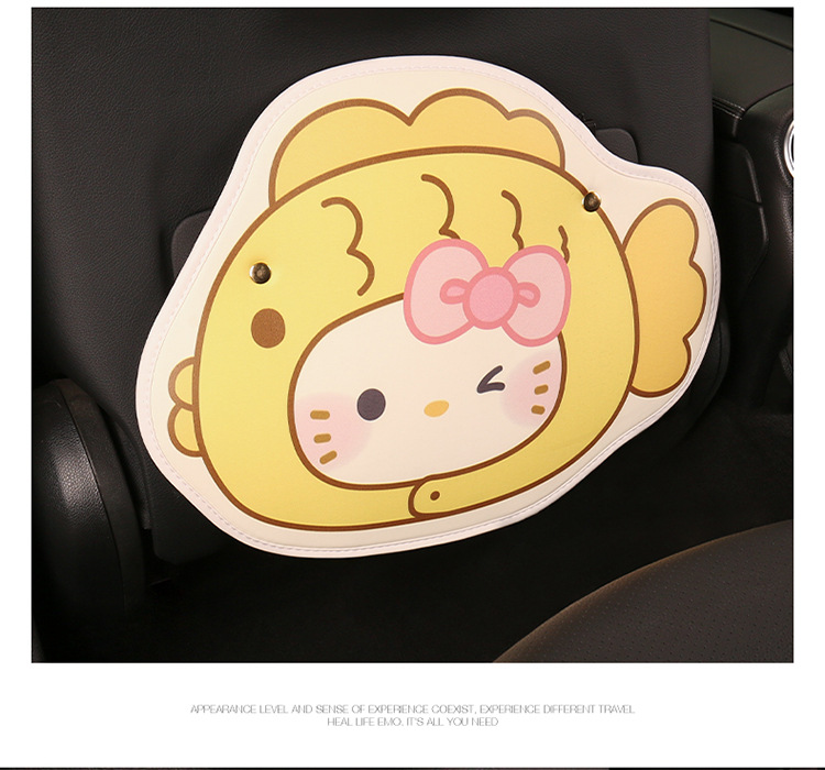 Taiyaki Car Anti-Kick Pad Universal Rear Seat Back Anti-Dirty Protective Pad Kidsren's Car Rear Seat Anti-Kick Pad