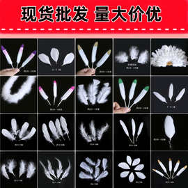 现货天然羽毛白色羽毛DIY手工羽毛服装辅料饰品配件拍照摄影道具