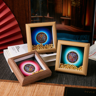Xizang Traditional Craft Office Buddhist Hall Decoration Background Wall Mandala Mandala Tantric Crafts Ornaments