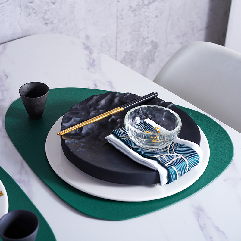 New Chinese Model Room Model Room Tableware suit Table Dinner Plate Soft Dress with Modern Decorations New Chinese Model Room Model Room Tableware suit Table Dinner Plate Soft Dress with Modern Decorations