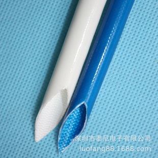 Factory Direct supply Silicone glass fiber casing glass fiber tube Silicone fiberglass sleeve