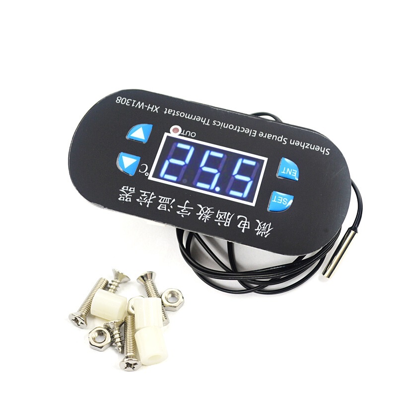 Risym W1308 Temperature Controller Digital Display Thermostat Switch Adjustable Intelligent Temperature Controller Module Risym W1308 Temperature Controller Digital Display Thermostat Switch Adjustable Intelligent Temperature Controller Module