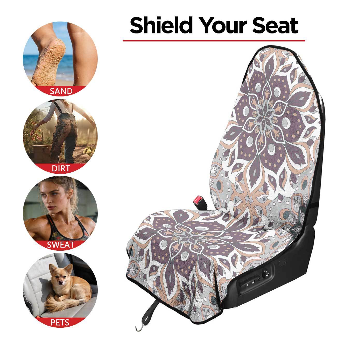 Car seat towel cover front seat protector suitable for gym and exercise, universal for all seasons, car use 31