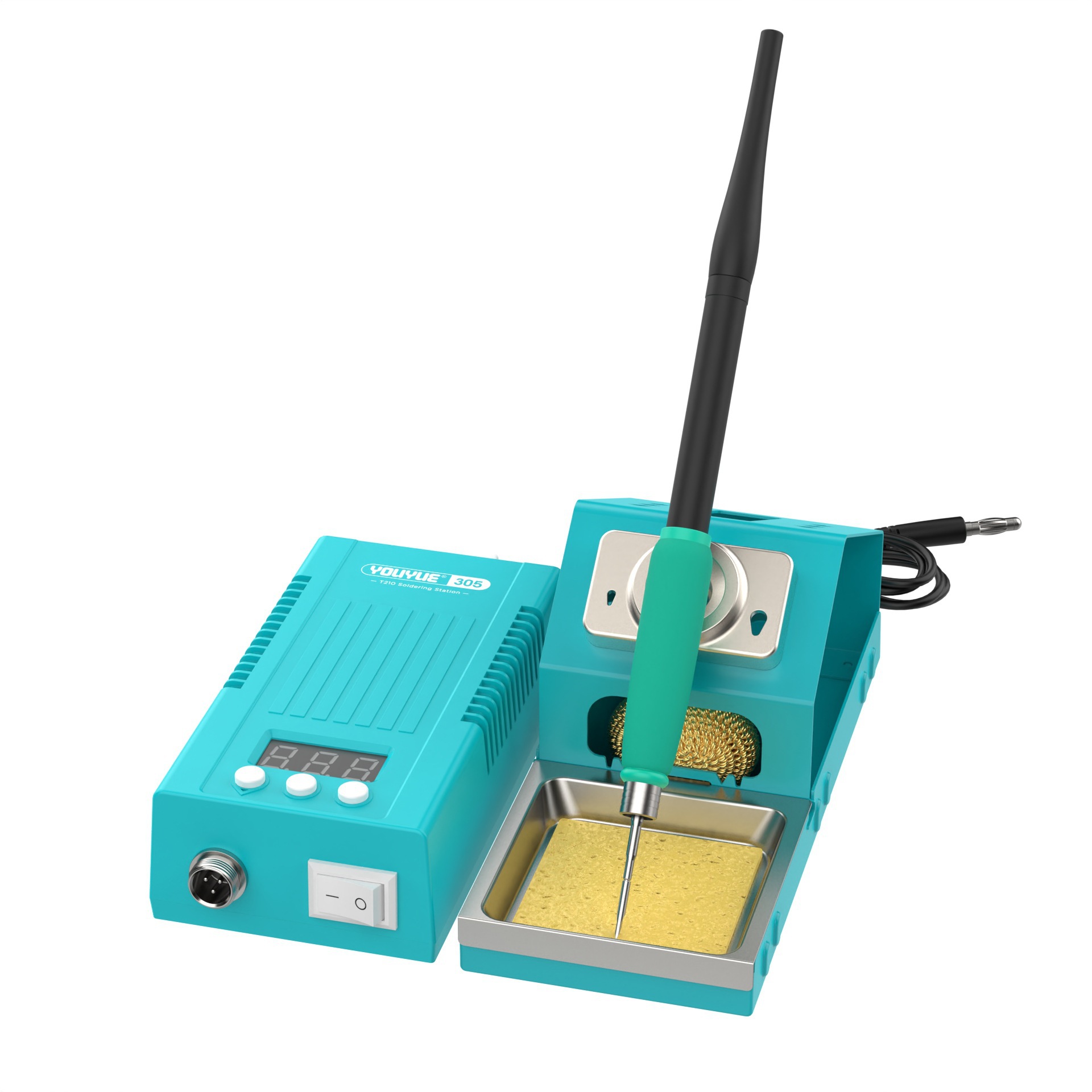 UYUE305-T210mini便携恒温焊台调温烙铁T210烙铁头一体发热