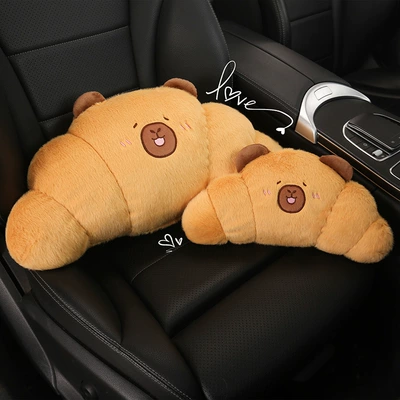Headrest, Plush Car Headrest Pillow