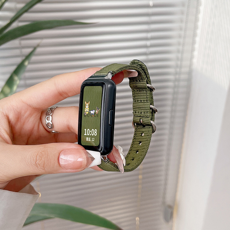 For Huawei Bracelet 9/8/7 Strap Creative Nylon for Male and Female Couple Glory Smart Bracelet 6Pro Wristband