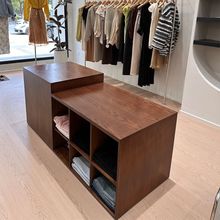 服装店展示台中岛展示女装童装收纳中间陈列柜摆放流水展示柜其他