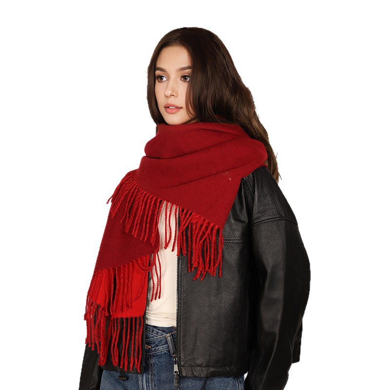 2025 fábrica directa nueva bufalla de color sólido suave y cálida bufalla de bordas unisex bufalla de invierno y otoño