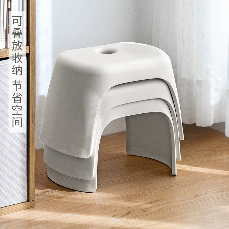 Ленивые углы утолщенные маленькие табуретки минималистичные короткие табуреты для детей дома пластиковые табуретки