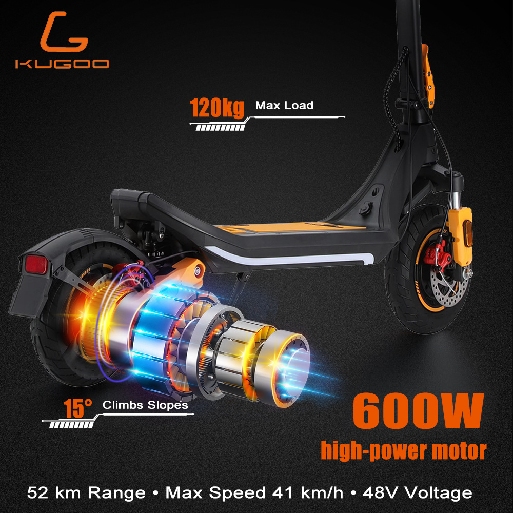 KUGOO M3 Scooter eléctrico profesional Scooter eléctrico adulto 13Ah 48v Scooter eléctrico plegable
