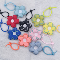 少女の心の布芸の花のカバンのストラップのチェーンの小さい花のストラップのカバンのかわいいアクセサリーの服はストラップを組み合わせます。