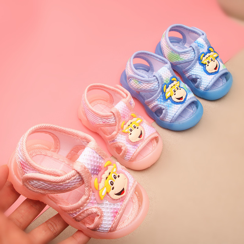 2021 new summer children's net shoes san...