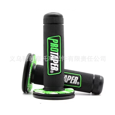 Motorcycle, Scooter Universal Modification | Motorcycle Handle Cover - cj-020-black-green