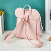 Fashionable cute universal backpack to go out with bow for early age