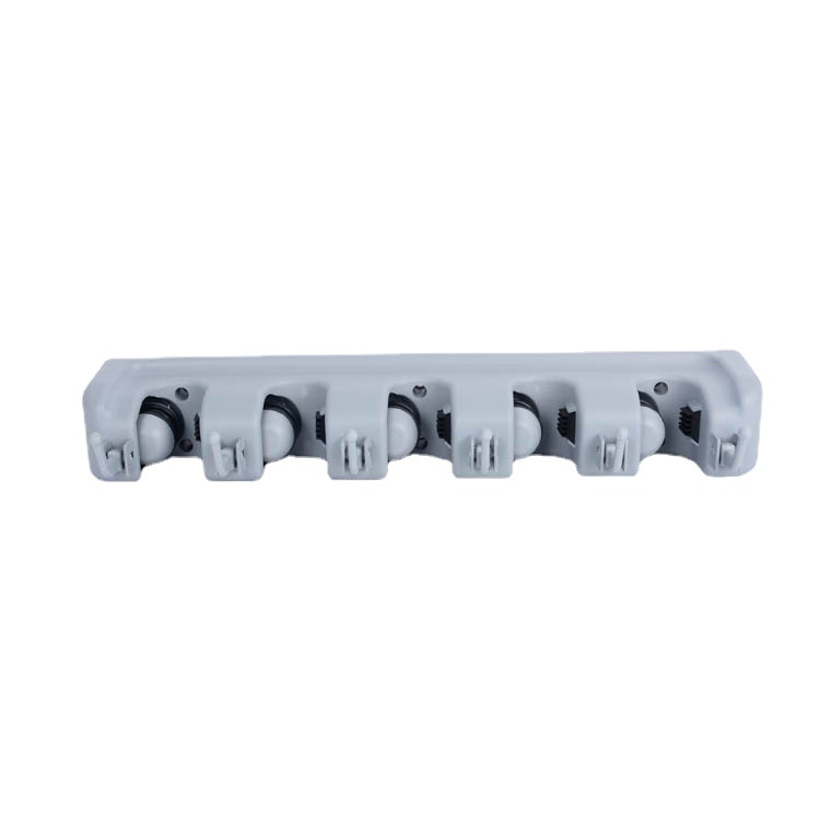 Amazon Magic Mop Rack Bathroom Storage Mop Clip Bathroom Wall Mounted Broom Hook Plastic Mop Rack Wholesale