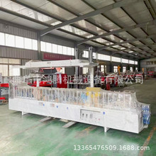 鸿腾批发热熔胶实木皮包覆机多硅胶轮铝材移门冷胶包覆机含调式