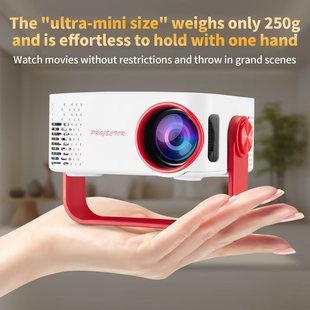 Cross-Border Private Model Projector for Home Use, High-Definition, Portable, Supports 1080P, with Power Bank Battery Life, Hot-Selling Cross-Border Projector