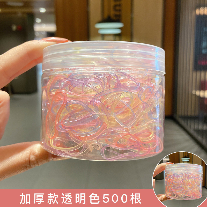 女童彩色一次性发圈不伤发橡皮筋宝宝扎头绳黑色小发饰头绳|undefined