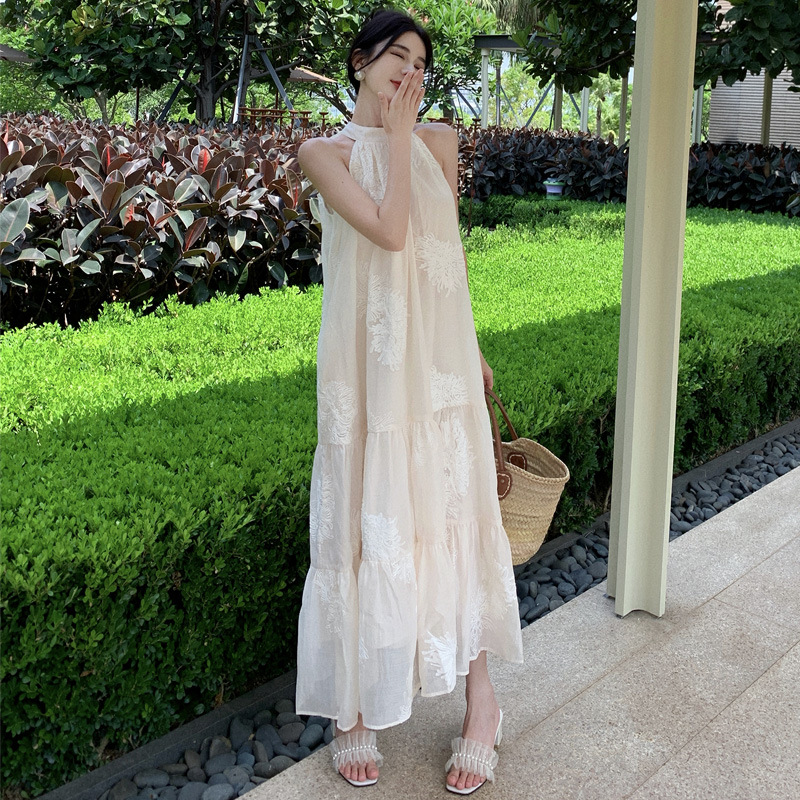 (Mới) Mã K0819 Giá 870K: Váy Đầm Liền Thân Dáng Dài Nữ Gutdo Hàng Mùa Hè Thời Trang Nữ Đồ Đi Biển Váy Maxi Chất Liệu G03 Sản Phẩm Mới, (Miễn Phí Vận Chuyển Toàn Quốc).