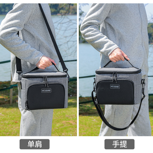 2025 New Model Insulated Handbag with Large Capacity Portable Waterproof Lunch Bag for Outdoor Camping and Picnics