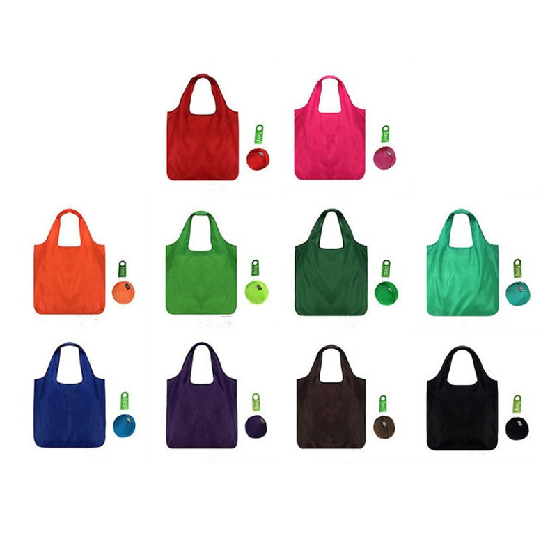 可折叠涤纶手提袋印刷logo广告礼品袋防撕裂聚酯买菜袋防水购物袋