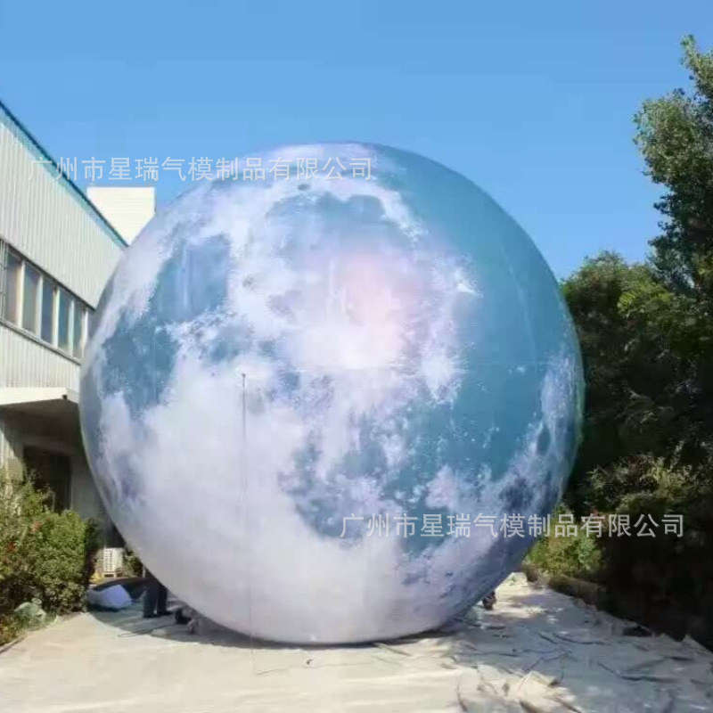 充气球充气灯光月球气模厂家户外城堡卡通拱门灯柱卡通节日