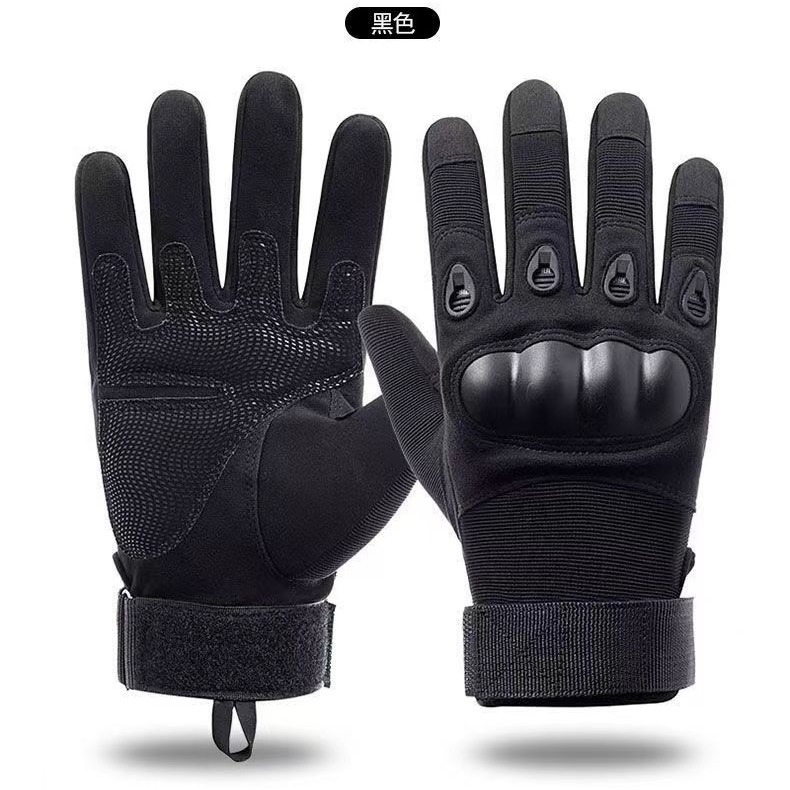 Guantes tácticos protector de mano largo de los hombres lecciones anti-corte antideslizante resistente al desgaste transpirable equitación guantes de escalada