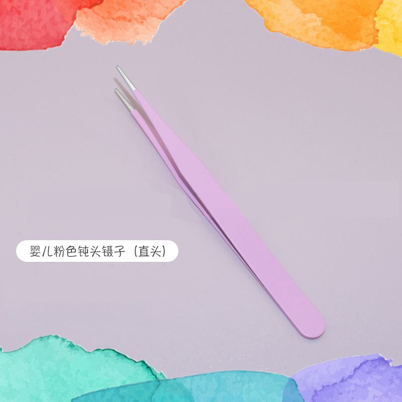 0.8mm 둔기 헤드 라이트 핑크 스트레이트 헤드