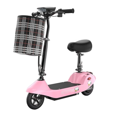 parent-child vehicle, Qatlanan elektrik velosipedlər - pink-with-brush-equipped-with-tianneng-battery-battery-life-approximately-50-60-miles-24v
