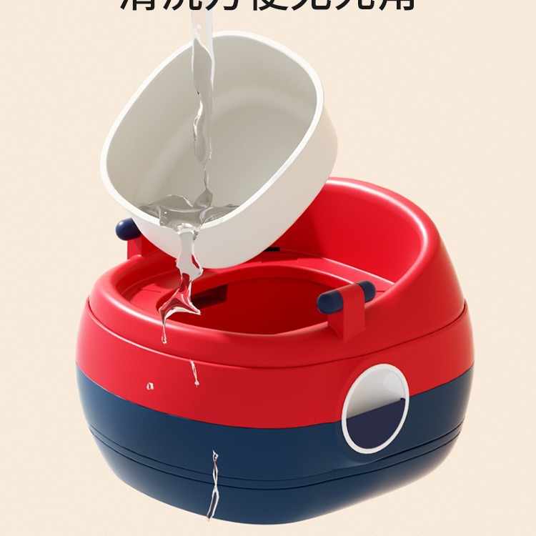 Inodoro infantil portátil para bebés masculinos y femeninos taburetes de inodoro multifuncional desmontable y lavable inodoro anillo de inodoro