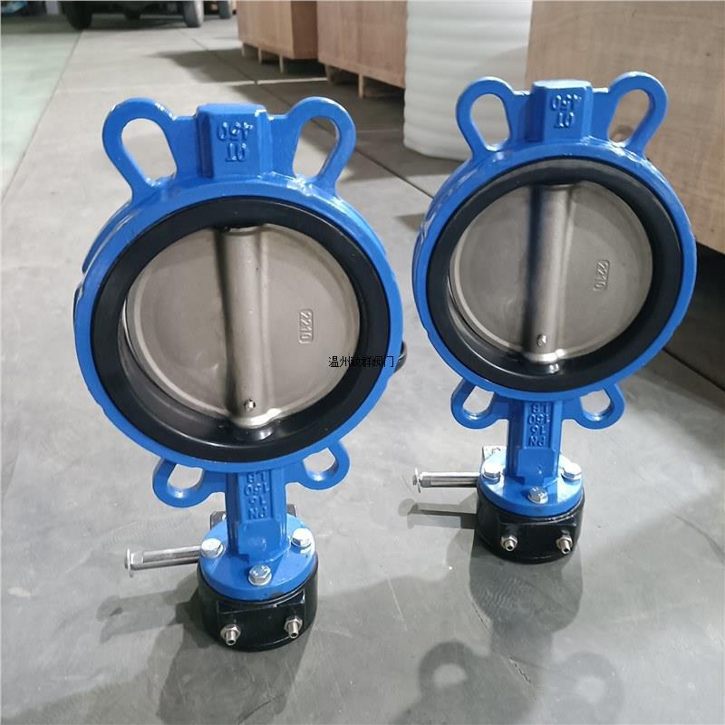 -蝶阀软涡轮16QD371X球磨铸铁型号中线尺寸密封