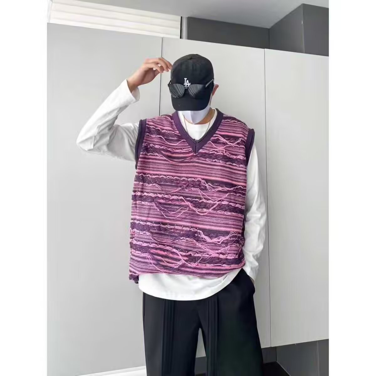 Spring trend knitted sweater