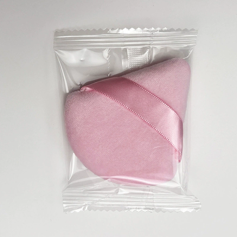 Loose Powder Puff Triangular Soft Sponge, Velvet Makeup Applicator, Multi-color Options