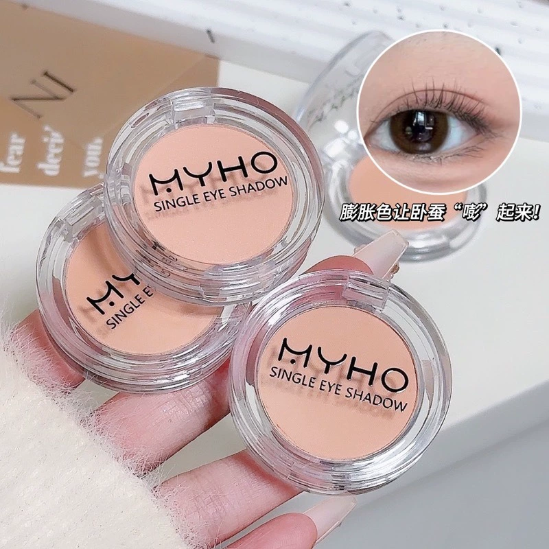 MYHO Charming beauty монохромная палетка теней, кристаллическая монотонная шелковистая база, осветляющий матовый хайлайтер-тени