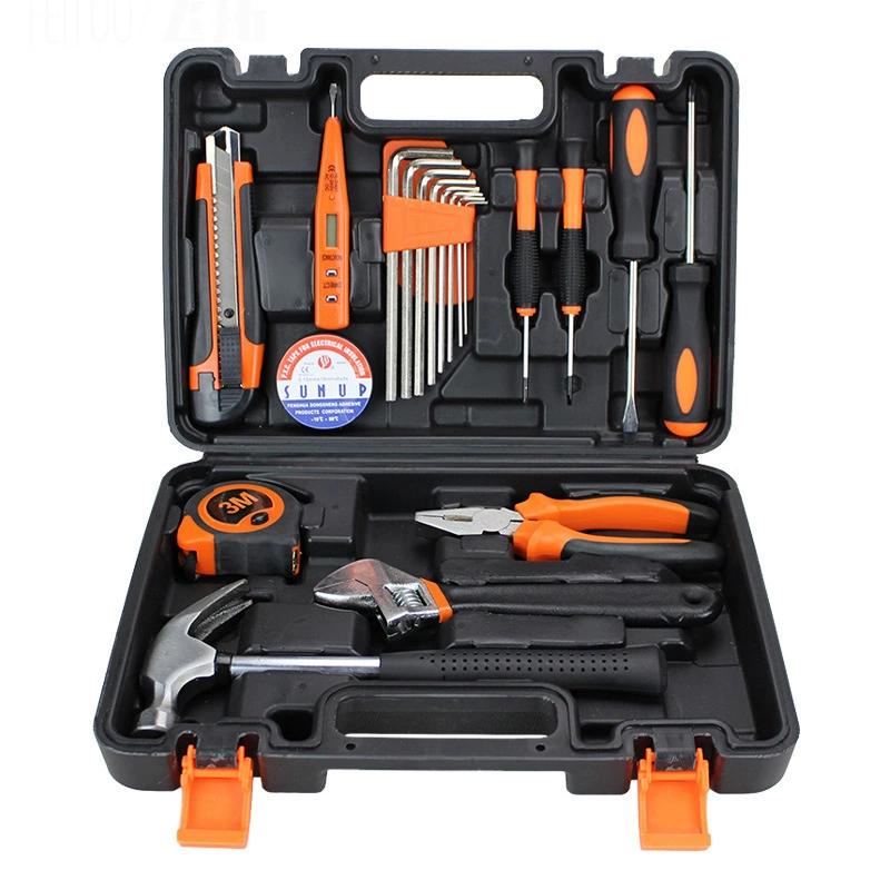 Factory invoicing home hardware tool combination set car maintenance tool electric drill shock drill kitchen tool box