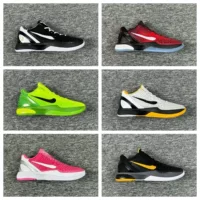 Мужские баскетбольные кроссовки Kobe 6-го поколения KOBE7 Full Green Hornet, женские ботинки для плей-офф Black Mamba ZK6 Clown