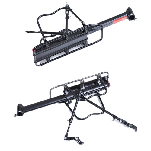 Quick-release bicycle rack, mountain bike disc brake V brake rack, aluminum alloy universal passenger rear rack 671-09
