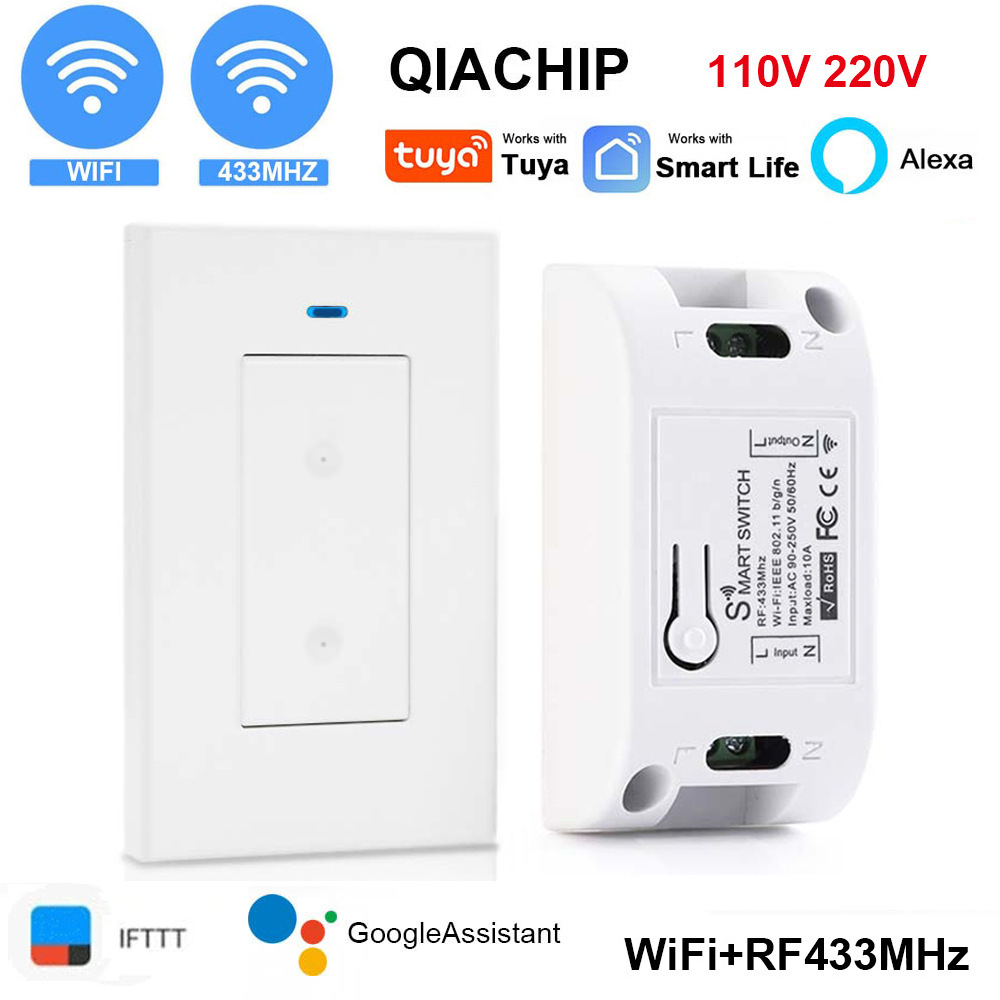 Doodle Smart 120 Model US-Rated Panel Switch AC110V/220V Remote Switch Wire-Free WiFi On/Off Switch