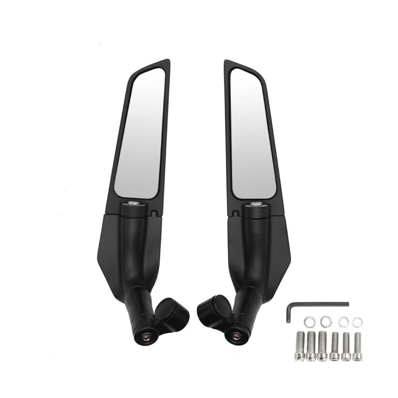 General electric car motorcycle rearview mirror Ducati Kawasaki modified wing adjustable rotating side mirror