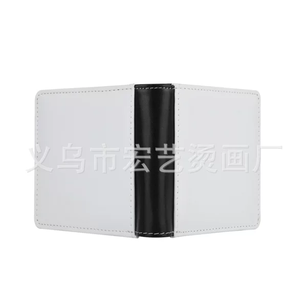 Thermal Transfer Pu Wallet Card Holder Personalized Creative Leather Sublimation Wallet Printing Cross-Border Export Model Aliexpress
