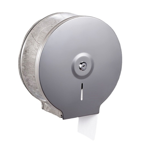 Sanitary Napkin Holder with 304 Stainless Steel Wall-Mounted Bracket, No-Hole Installation, Large Capacity Toilet Paper Rack for Hotels and KTV