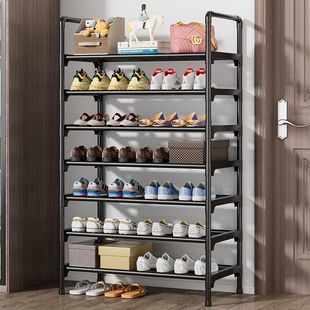 Simple Shoe Rack for Home Use at the Entrance, Multifunctional Multi-Layer Storage Shoe Cabinet, Shoe and Hat Rack, Compact Space-Saving Storage Rack