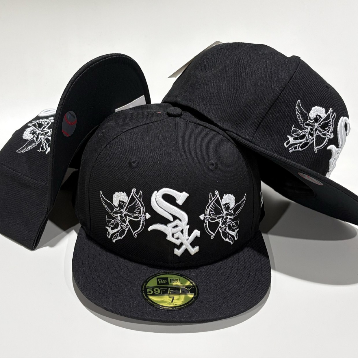 Transfronterizos de alta calidad totalmente cerrados no ajustables bordados sombreros de béisbol comercio exterior sombreros de sombreros para hombres y mujeres sombreros de borde plano al por mayor